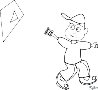 kites Coloring Pages To Print